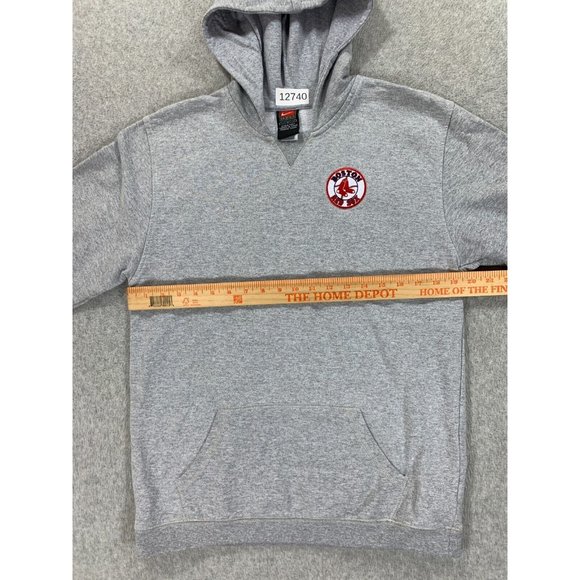 Boston Red Sox Nike Vintage Baseball Hoodie Sweatshirt (Youth Large) Gray - Picture 9 of 13